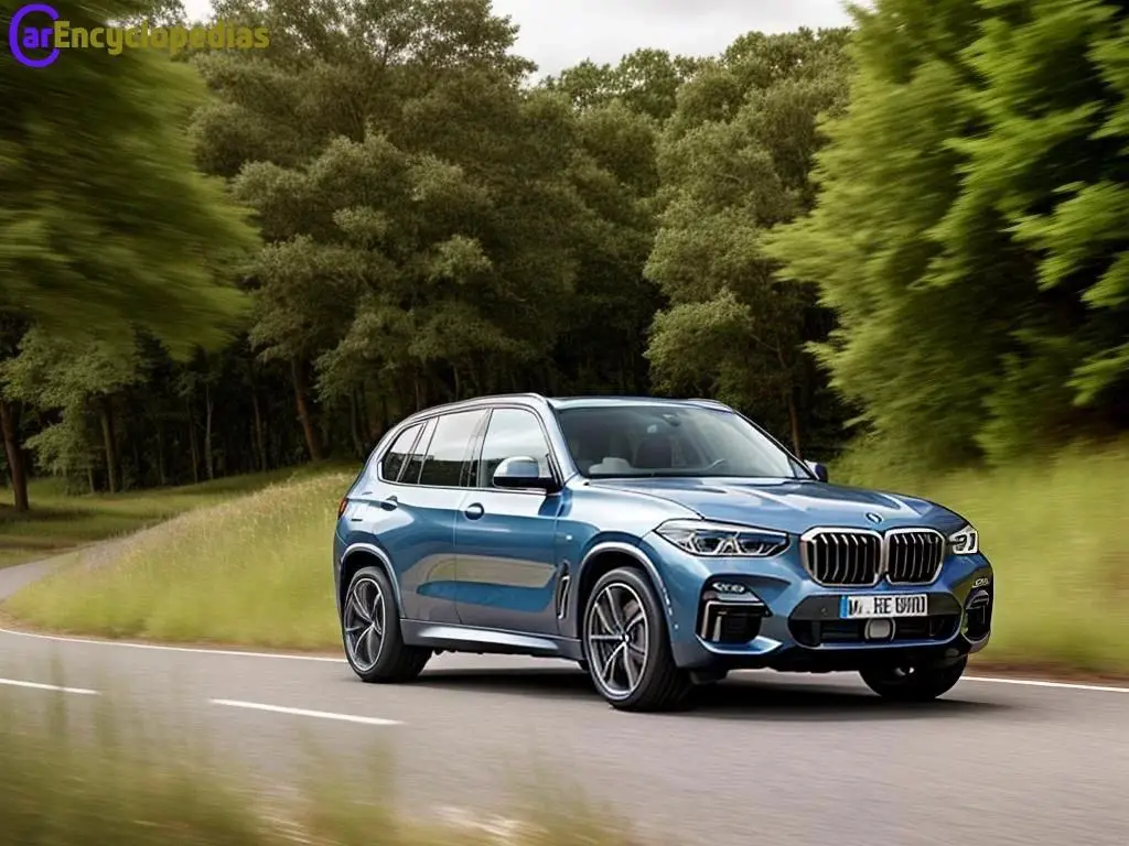 Image of the BMW X5 LCI showcasing its updated design and improved driving capabilities
